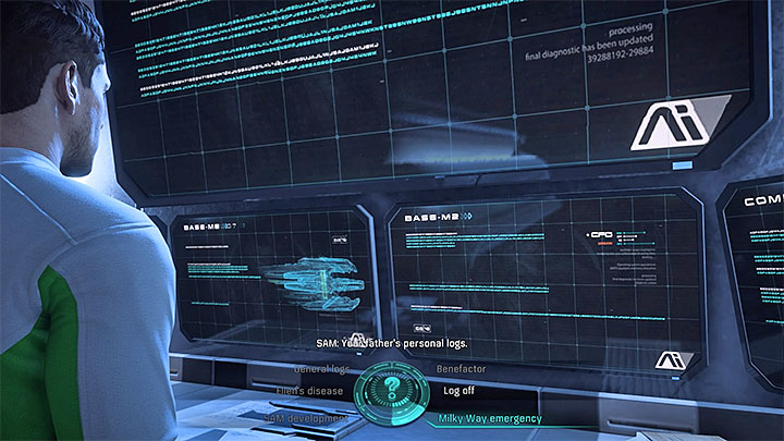 Continue the search by listening to new audio logs left by your father - Ryder Family Secrets | Allies and Relationships - Allies and Relationships quests - Mass Effect: Andromeda Game Guide