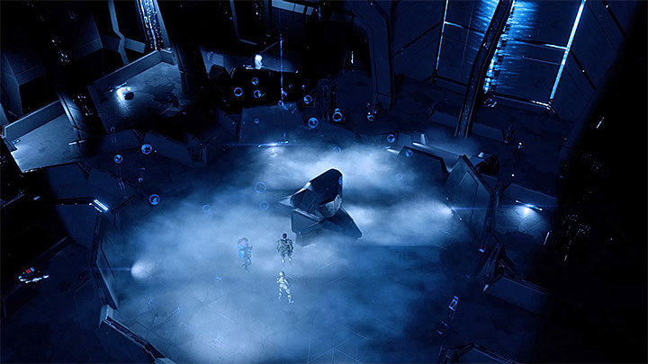 The Archons Sword will appear in the Meridians command hub - How to defeat the Archons Sword in Meridian? | Boss fights | Walkthrough - Boss battles - Mass Effect: Andromeda Game Guide