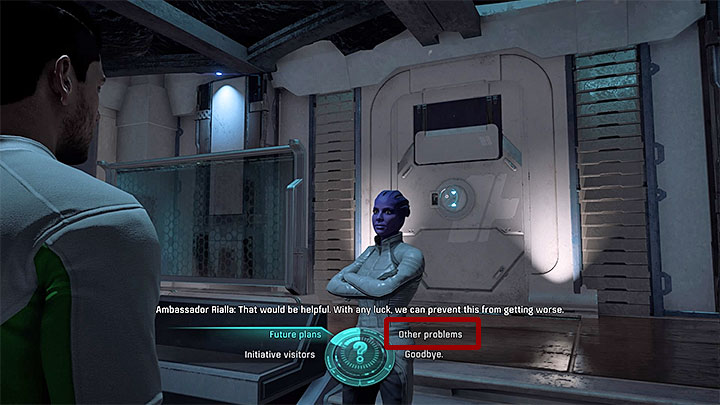 Speak about other problems - Additional tasks | Aya side quests - Aya - Mass Effect: Andromeda Game Guide