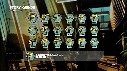 As I mentioned in the introduction, Grinds differ from the rest of secrets that they are not inscribed in particular phases of game - Grinds - Collectibles - Max Payne 3 Game Guide & Walkthrough