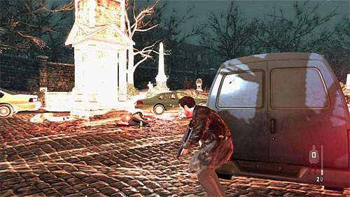 After proceeding to the proper battle, use the van as a cover - Chapter VIII - p. 1 - Walkthrough - Max Payne 3 Game Guide & Walkthrough