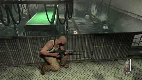 Place yourself on the balustrade and attack enemies downstairs - Chapter X - p. 2 - Walkthrough - Max Payne 3 Game Guide & Walkthrough