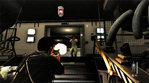 Be careful, because when the doors visible far two enemies will rush at you - Chapter XI - p. 1 - Walkthrough - Max Payne 3 Game Guide & Walkthrough