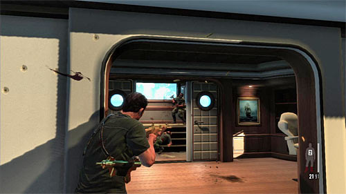 Approach the automatic doors, stand by them and eliminate the remaining enemies - Chapter XI - p. 3 - Walkthrough - Max Payne 3 Game Guide & Walkthrough