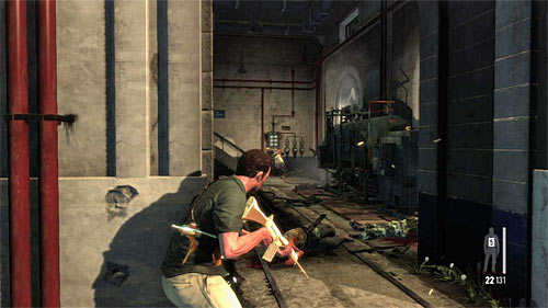 Only after securing the upper balconies move forward, on the way finding the second pickup with the supplies (new weapons, ammo, two packs of painkillers) - Chapter XI - p. 3 - Walkthrough - Max Payne 3 Game Guide & Walkthrough