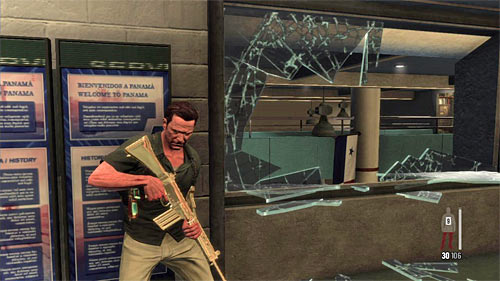 Check the side corridor for painkillers and only then finish the climbing up on the new floor - Chapter XI - p. 4 - Walkthrough - Max Payne 3 Game Guide & Walkthrough