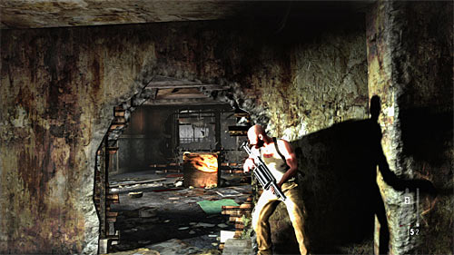 Move slowly forward, reaching the hole in the wall (screen) - Chapter XII - p. 1 - Walkthrough - Max Payne 3 Game Guide & Walkthrough