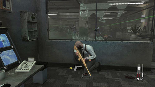 I recommend stay in the security room, wait until enemies close a bit and then take them from a surprise - Chapter XIII - p. 3 - Walkthrough - Max Payne 3 Game Guide & Walkthrough