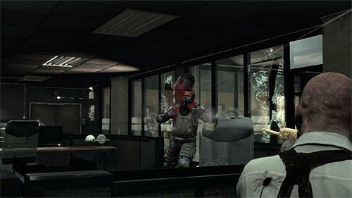 At the very end youll have a duel with the policeman equipped in the LMG rifle - Chapter XIII - p. 3 - Walkthrough - Max Payne 3 Game Guide & Walkthrough