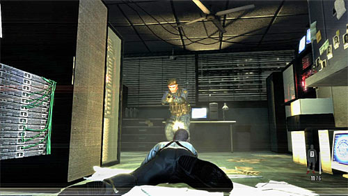 After landing in the small room, kill the single guard quickly and check his body for ammo - Chapter XIII - p. 4 - Walkthrough - Max Payne 3 Game Guide & Walkthrough