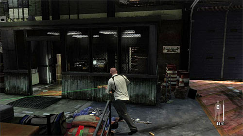 Return to the battle place and go through the small room (screen) - Chapter XIV - p. 1 - Walkthrough - Max Payne 3 Game Guide & Walkthrough
