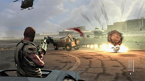 When enemies in jeeps appear, focus on them - Chapter XIV - p. 4 - Walkthrough - Max Payne 3 Game Guide & Walkthrough