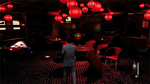 After that encounter go to the mentioned bar and find a piece of weapon on one of the tables [Golden Gun - Mini-30 2/3] - Chapter II - p. 2 - Walkthrough - Max Payne 3 Game Guide & Walkthrough