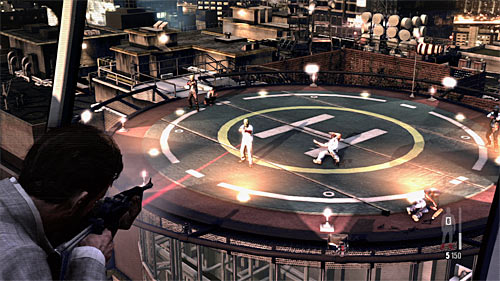 When you regain control, start attacking enemies on the landing field - Chapter II - p. 2 - Walkthrough - Max Payne 3 Game Guide & Walkthrough