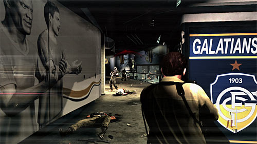 Also in this area exhausting battles wait for you, but enemies are unaware of your presence - Chapter III - p. 3 - Walkthrough - Max Payne 3 Game Guide & Walkthrough