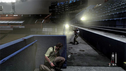 When you land, place yourself by the cover shown on the screen above and kill the rest of enemies - Chapter III - p. 3 - Walkthrough - Max Payne 3 Game Guide & Walkthrough