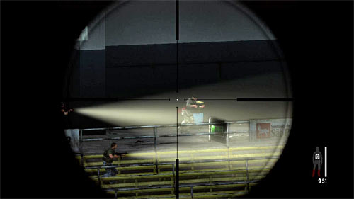 When Raul hides behind the cover, exterminate bandits running from the left and right - Chapter III - p. 4 - Walkthrough - Max Payne 3 Game Guide & Walkthrough