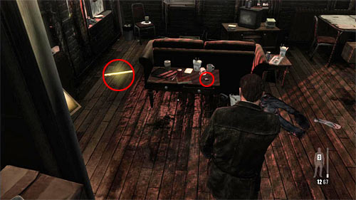 In the flat youll find among other things two painkillers and M4 Super 90 Shotgun, but two most precious items are shown on the screen above - Chapter IV - p. 2 - Walkthrough - Max Payne 3 Game Guide & Walkthrough