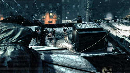 Game will display cut scene soon and force you to make a longer slow motion jump - Chapter IV - p. 3 - Walkthrough - Max Payne 3 Game Guide & Walkthrough