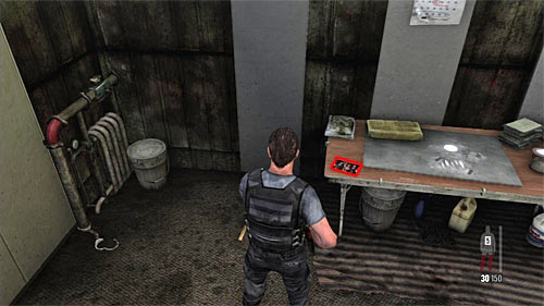 Go back to the ground floor and enter the control room in the one of storehouses corners - Chapter V - p. 2 - Walkthrough - Max Payne 3 Game Guide & Walkthrough
