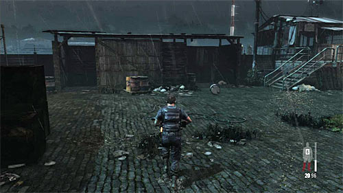 Pick up an ammo and head to the gate seen far away - Chapter V - p. 3 - Walkthrough - Max Payne 3 Game Guide & Walkthrough