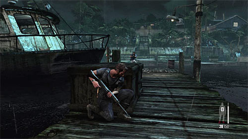 Only then go back to the mentioned gate but before you open it, kill the single bandit hiding behind the cutter on the left - Chapter V - p. 3 - Walkthrough - Max Payne 3 Game Guide & Walkthrough