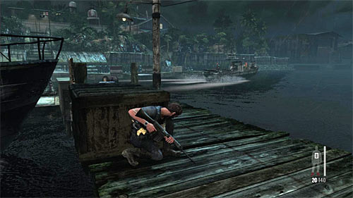 Again, I do not recommend moving, unless there appear a patrol boat - Chapter V - p. 3 - Walkthrough - Max Payne 3 Game Guide & Walkthrough