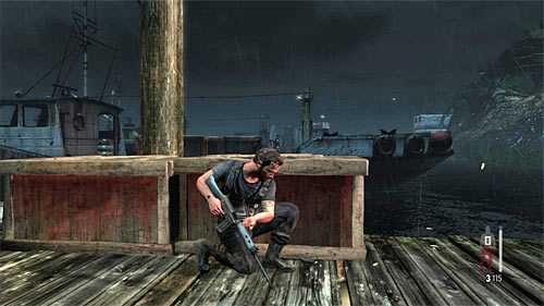 Wait until the boat flow away and move on - Chapter V - p. 3 - Walkthrough - Max Payne 3 Game Guide & Walkthrough