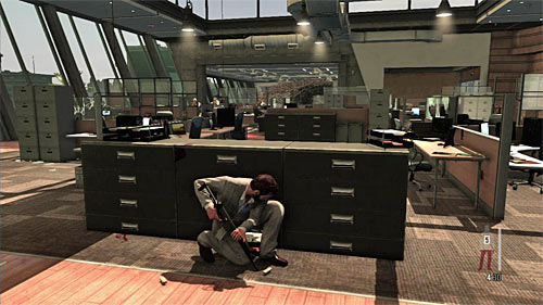 In the further part of this encounter you can make lot of slow motion jump or back to the starting position (screen) and hide behind one of more endure covers - Chapter VI - p. 1 - Walkthrough - Max Payne 3 Game Guide & Walkthrough