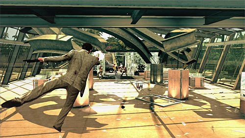 Use the free bullet time and try to kill as many enemies as you can before landing - Chapter VI - p. 2 - Walkthrough - Max Payne 3 Game Guide & Walkthrough