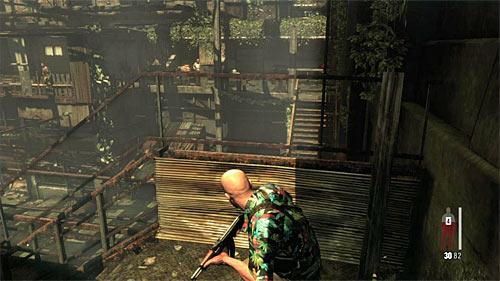 Now you have to reach the other end of the upper balconies - Chapter VII - p. 2 - Walkthrough - Max Payne 3 Game Guide & Walkthrough