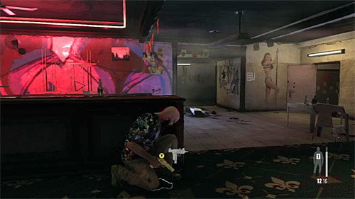 After eliminating enemies move to the billiard table and start firing at an enemy hiding in the passage to the backs of the night club (screen) - Chapter VII - p. 1 - Walkthrough - Max Payne 3 Game Guide & Walkthrough