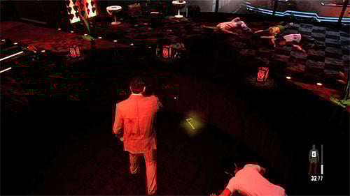 SECRET 4 [Golden Gun - Mini-30 Rifle 1/3]: In the VIP section, behind the bar - Clues and Golden Guns - Chapter II - Collectibles - Max Payne 3 Game Guide & Walkthrough