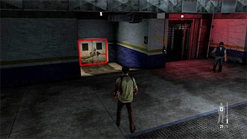 SECRET 2 [Clue 2/4 - Blood Stained Door]: On the white door on the left from the elevator - Clues and Golden Guns - Chapter III - Collectibles - Max Payne 3 Game Guide & Walkthrough