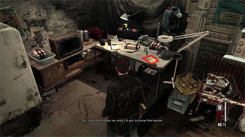 SECRET 6 [Clue 2/3 - Brewers Journal]: In the Brewers (suicide) flat - Clues and Golden Guns - Chapter IV - Collectibles - Max Payne 3 Game Guide & Walkthrough