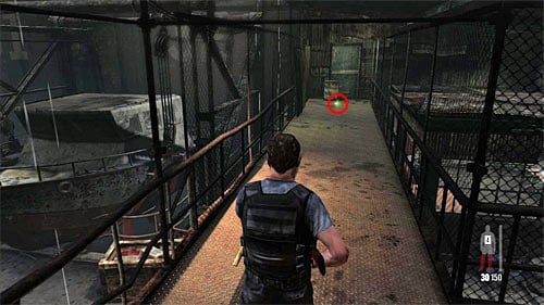 SECRET 6 [Golden Gun - Micro 9mm SMG 3/3]: On the upper balcony, occupied by the enemies - Clues and Golden Guns - Chapter V - Collectibles - Max Payne 3 Game Guide & Walkthrough