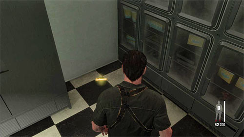 SECRET 3 [Golden Gun - Super Sport 1/3]: In small freezer at the back of the kitchen - Clues and Golden Guns - Chapter XI - Collectibles - Max Payne 3 Game Guide & Walkthrough