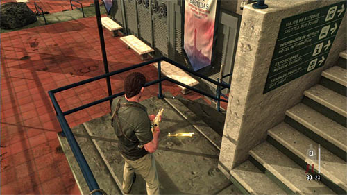 SECRET 13 [Golden Gun - AK-47 3/3]: On one of external buildings balconies - Clues and Golden Guns - Chapter XI - Collectibles - Max Payne 3 Game Guide & Walkthrough