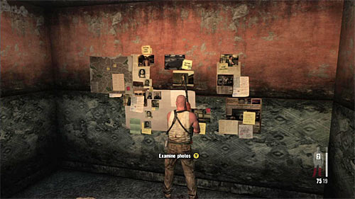 SECRET 5 [Clue 3/6 - Wall Photos]: On the wall in the right room, to which you get through big hole - Clues and Golden Guns - Chapter XII - Collectibles - Max Payne 3 Game Guide & Walkthrough