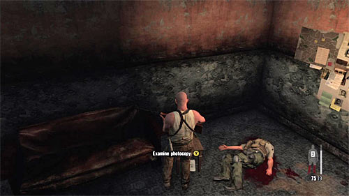 SECRET 6 [Clue 4/6 - Passos ID Card]: On the floor in the right room, to which you get through big hole - Clues and Golden Guns - Chapter XII - Collectibles - Max Payne 3 Game Guide & Walkthrough