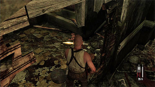 SECRET 7 [Golden Gun - RPG 2/3]: In the destroyed room at one of higher floors of the hotel - Clues and Golden Guns - Chapter XII - Collectibles - Max Payne 3 Game Guide & Walkthrough