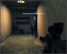 Go along the corridor [1] and you will reach a locked door [2] - First In - p. 1 - Walkthrough - Medal of Honor - Game Guide and Walkthrough