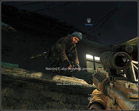 To climb the wall [1], approach it and press F to catch your companion's hand [2] - First In - p. 2 - Walkthrough - Medal of Honor - Game Guide and Walkthrough