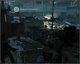 Keep following the rest of the team [1] and you will reach a square [2] with lots of fighting waiting for you there - First In - p. 2 - Walkthrough - Medal of Honor - Game Guide and Walkthrough