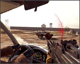 Kill the enemies onboard [1] and quickly turn to the left, where another vehicle will appear [2] - Breaking Bagram - p. 1 - Walkthrough - Medal of Honor - Game Guide and Walkthrough