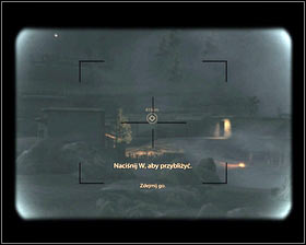 Stop a couple hundred meters further [1] and begin the next sniping level [2] - Running with wolves... - p. 1 - Walkthrough - Medal of Honor - Game Guide and Walkthrough