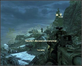 After watching the cutscene, follow the rest of your team [1] until you see three terrorists in the distance [2] - Dorothy's a bitch - p. 1 - Walkthrough - Medal of Honor - Game Guide and Walkthrough