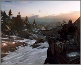 During the fight, you should stick to the left side [1], while checking the right one from time to time so that no one flanks you [2] - Dorothy's a bitch - p. 2 - Walkthrough - Medal of Honor - Game Guide and Walkthrough