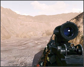 Jump over the fallen tree and you will see a group of terrorists behind the corner - kill them quickly [1] - Belly of the Beast - p. 1 - Walkthrough - Medal of Honor - Game Guide and Walkthrough