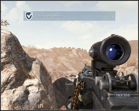 Keep hiding behind the rocks [1] and keep moving forward, while looking out for the grenades - Belly of the Beast - p. 1 - Walkthrough - Medal of Honor - Game Guide and Walkthrough